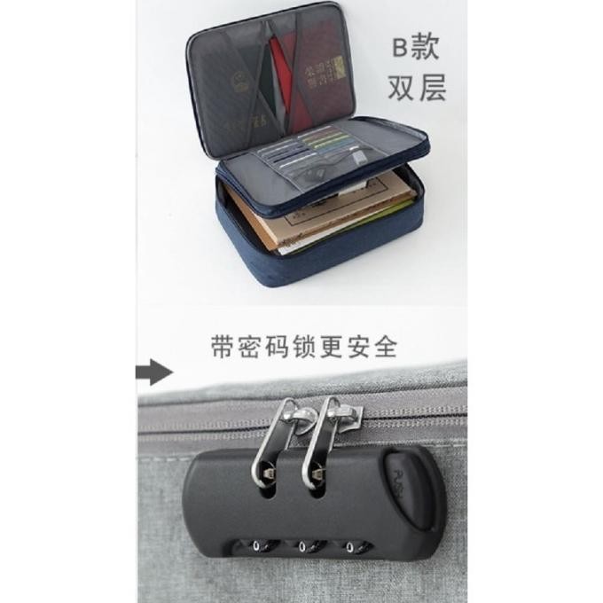 

Document Bag Dream Travel Waterproof With Security Lock Tas Dokumen Th Murah Premium