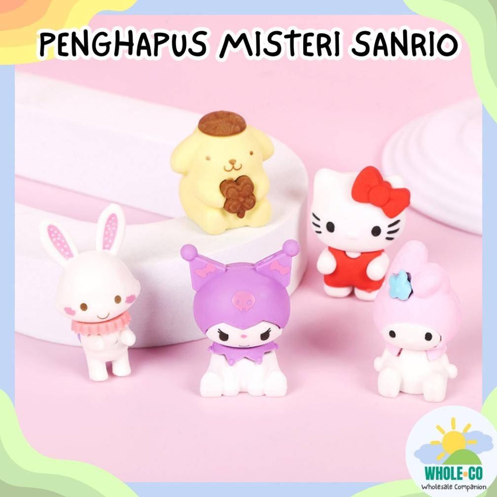 

(1 Box Isi 32 Pcs) Penghapus Misteri Paket Sanrio Premium Karakter Melody Kuromi Lucu Unik Imut Termurah Grosir Cod B-1002 Promo