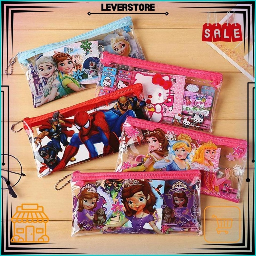 

Fayes Cod Set Kotak Pensil Karakter Anak Motif Sekolahan Paket Pensil Pulpen Set Stationary Sty06 Sale
