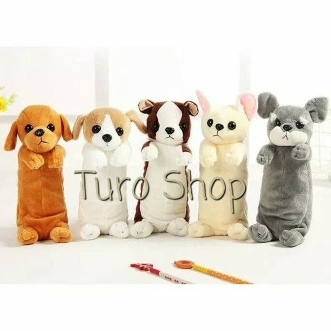 

Kotak Pensil Boneka Anjing Lucu Unik Tempat Alat Tulis