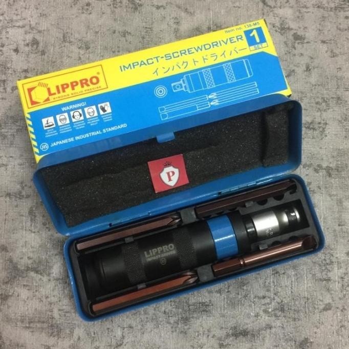 Obeng Ketok Set 11Pcs Lippro (Screwdriver Impact Set (138))