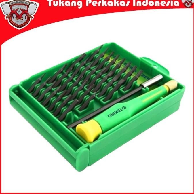 Tekiro Obeng Set Presisi 30Pcs Obeng Hp