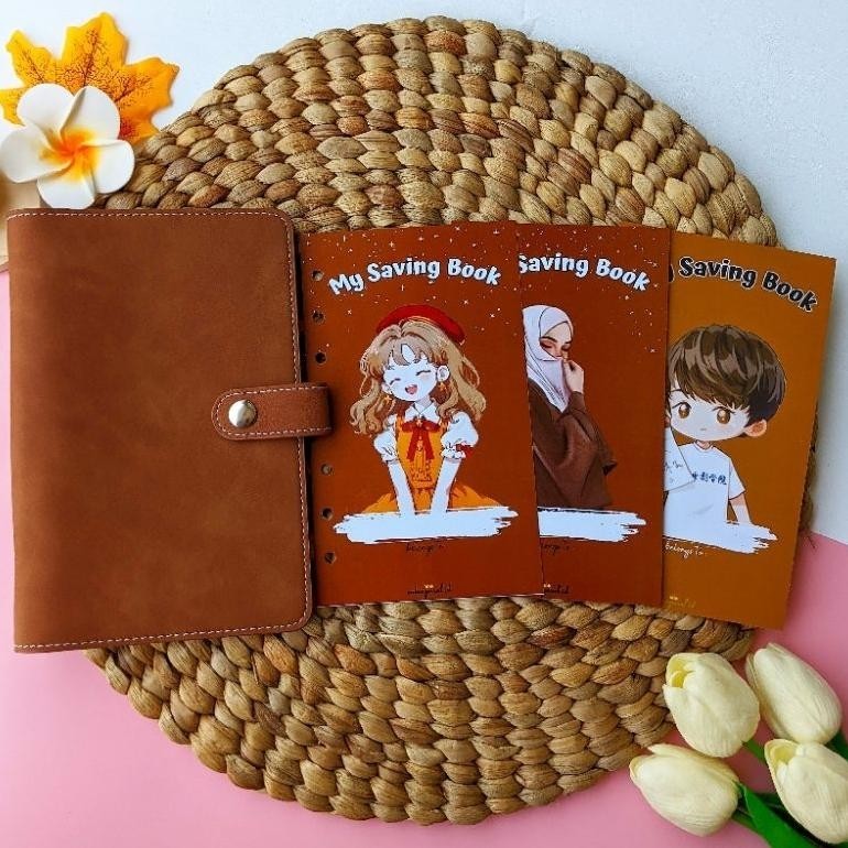 

[10 Ziplock] Part 1 Paket Binder Nabung Binder Keuangan Ukuran A6 Cod