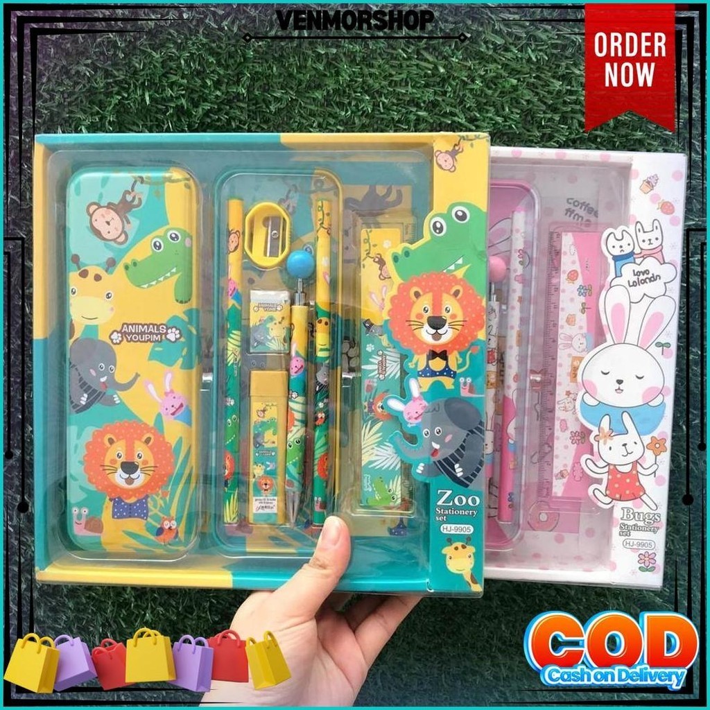 

Fygaleryjakarta 2010 Stationary Set Kotak Pensil Anak Set 7In1 Stationery Alat Tulis Kotak Pensil Karakter Best Seller