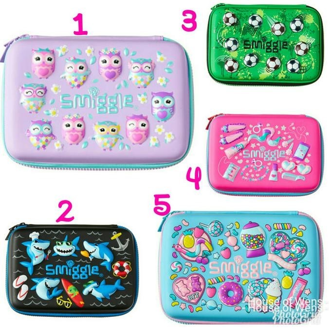 

Smiggle Hello Scented Hardtop Pencil Case - Tempat Pensil Smiggle