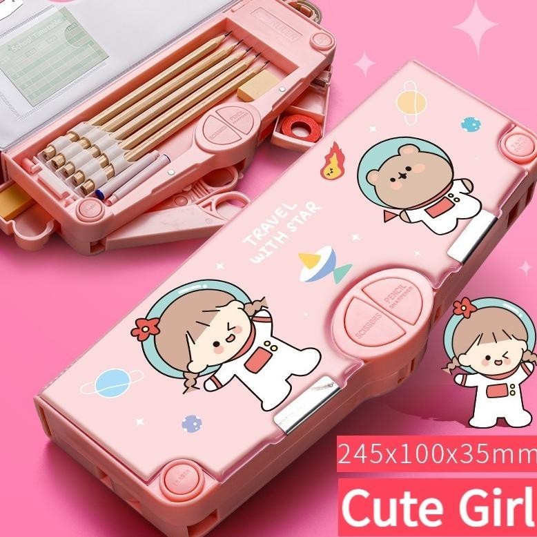 

Matougui - Kotak Pensil/Tempat Pensil Bahan Plastik Multifungsi Untuk/Multifungsi Kotak Penyimpanan Alat Tulis /Kartun Lucu Tempat Pensil/Tempat Pensil Astronot Untuk Motif Unicorn Sale