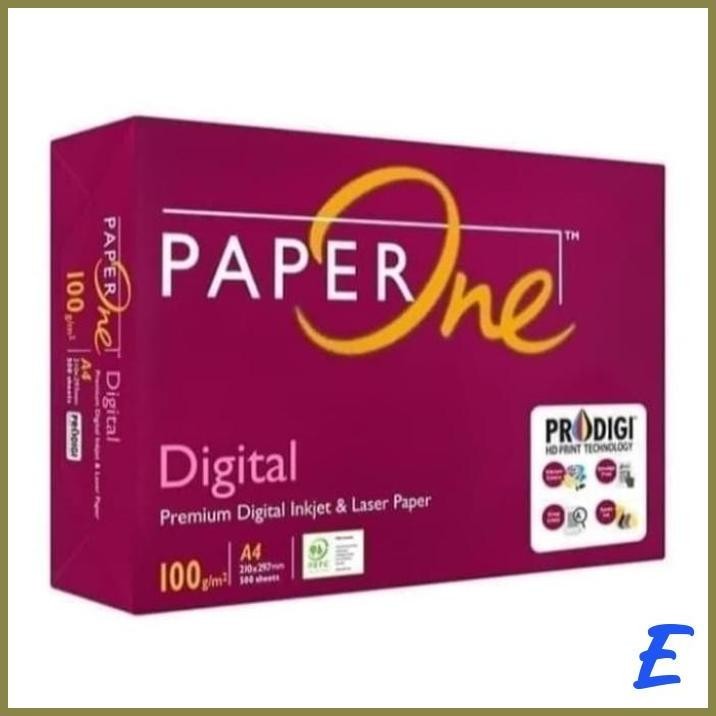 

| BLG | KERTAS PAPERONE DIGITAL INK JET & LASER PAPER A4 100GSM HVS PAPER ONE