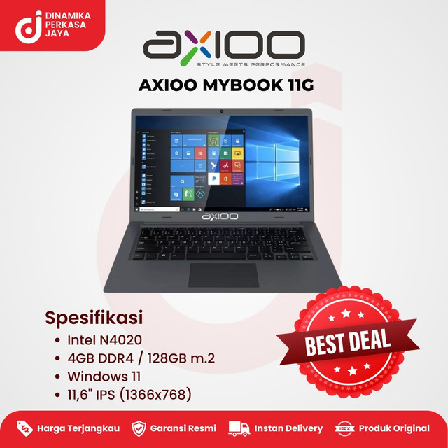 Laptop Axioo Mybook 11G 4GB/256 GREY Notebook