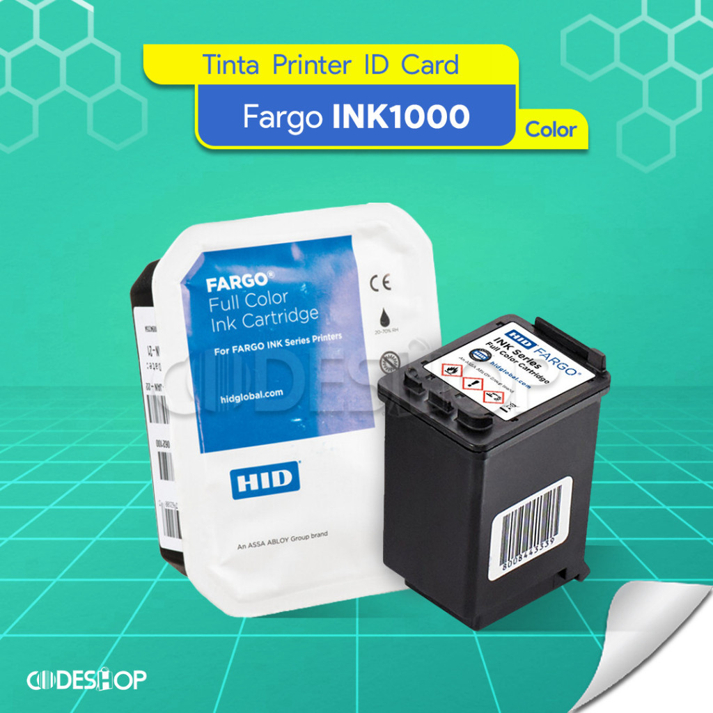 Cartridge Tinta Warna Fargo INK1000 PN 062100 YMC ID Card Printer