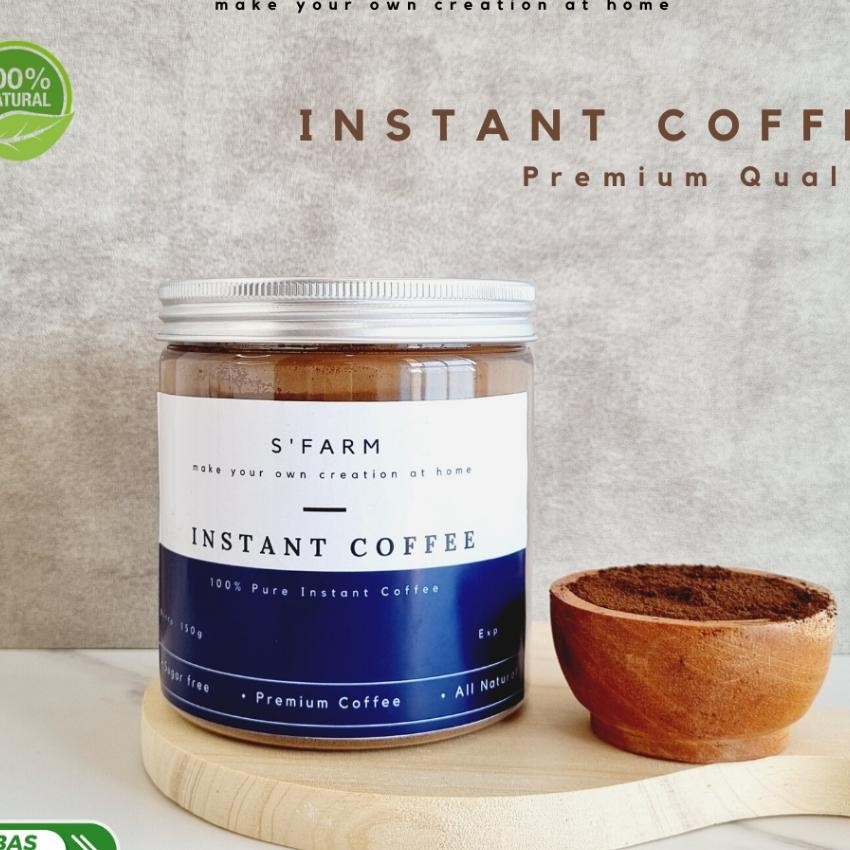 

Instant Coffee - Bubuk Kopi Instan Tanpa Ampas - Kemasan Jar