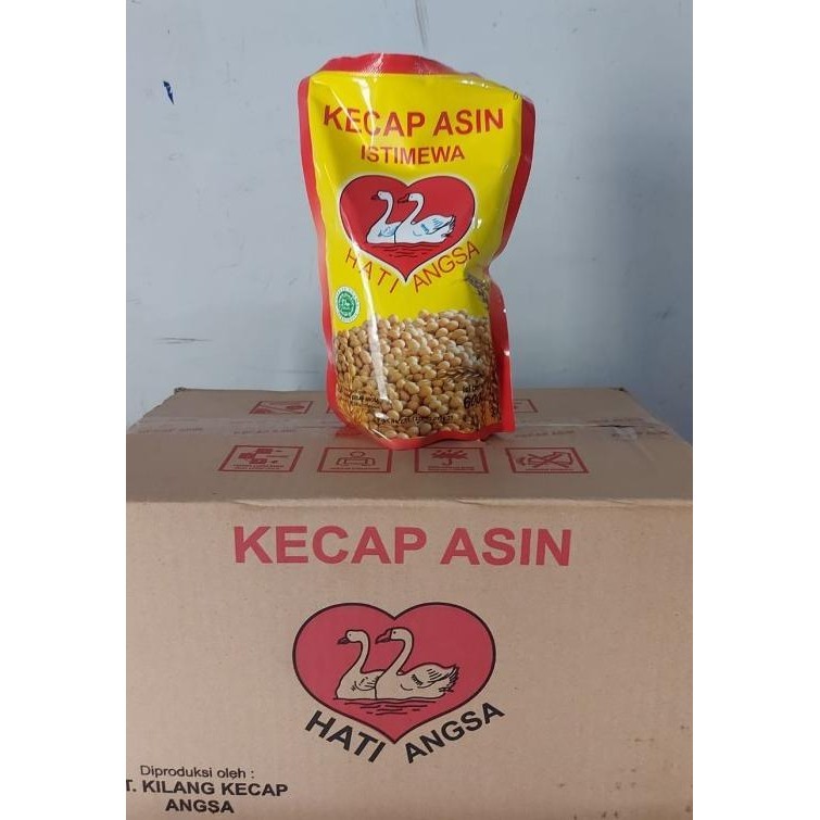 

Kecap Asin Angsa Refill 600 Ml - Sedus Isi 12 Pouch