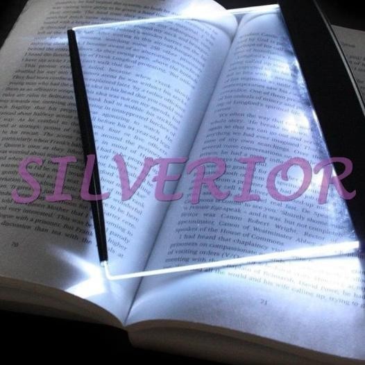 Papan Lampu Senter Baterai Alat Bantu Baca Membaca Buku