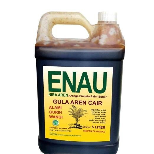 

Gula Aren Cair Organik Enau Murni Nira Aren Kemasan 5 Liter