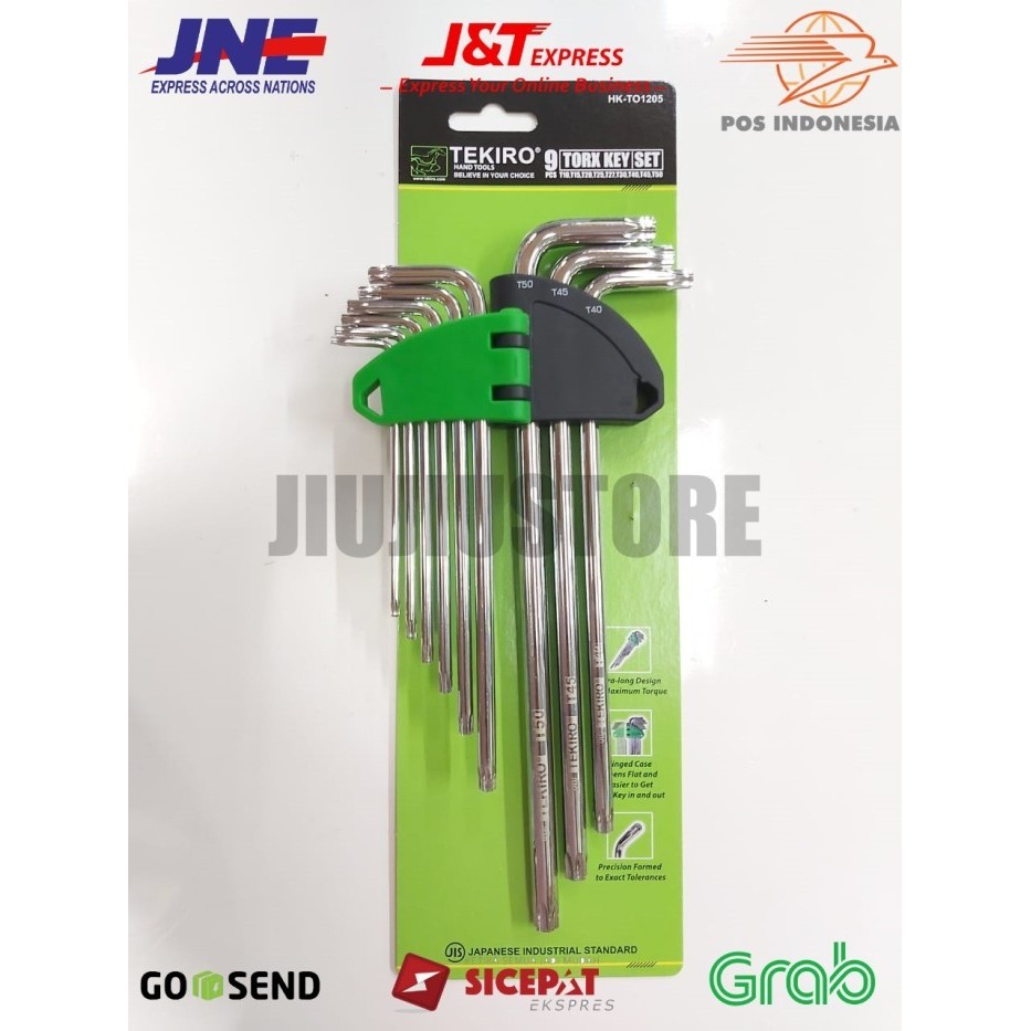 Kunci L Bintang Tekiro 1Set - Kunci L Set Bintang Tekiro 9 Pcs - 219