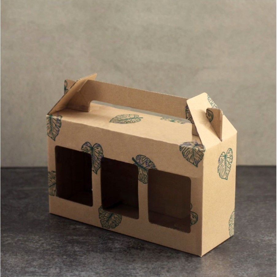 

Dus Jinjing Box isi 3 Toples Jar 250ml Coklat Daun uk 21 x 7 x 12 cm harga per 10pcs kotak dus unggul box packaging