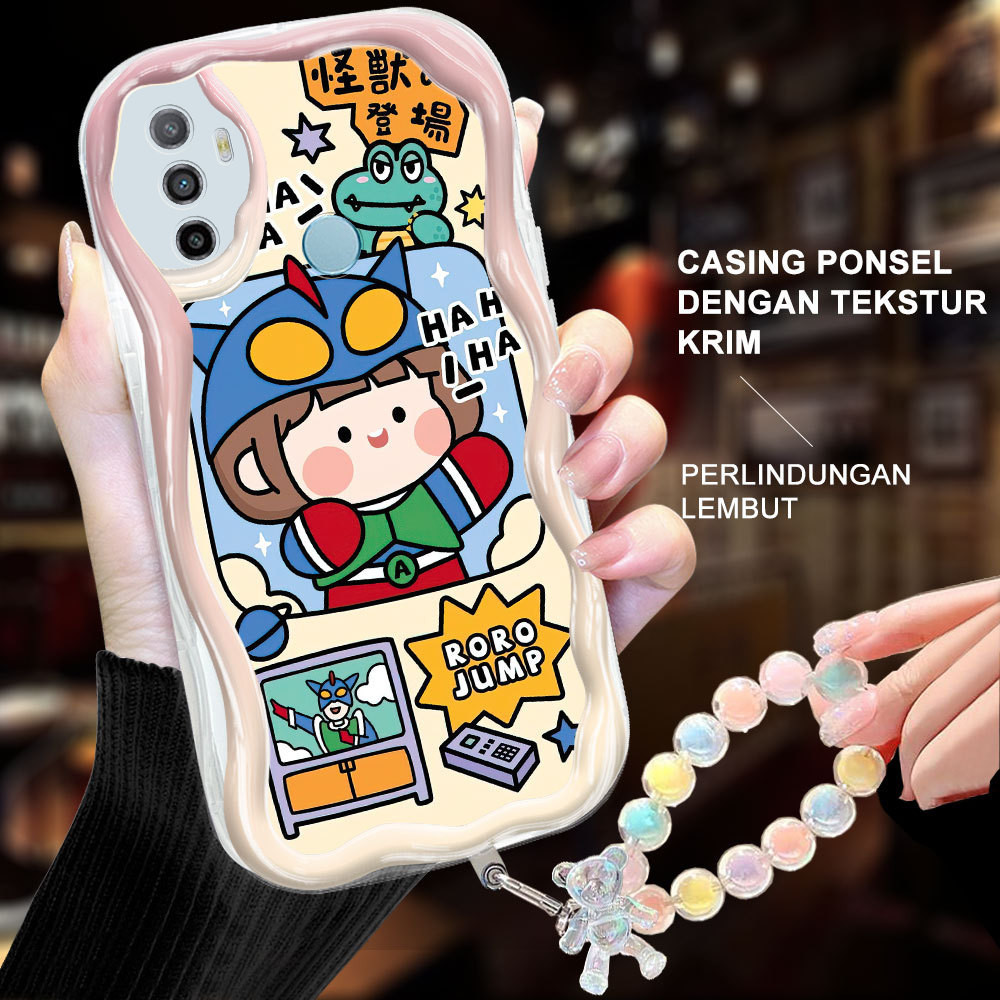 Duang OPPO A53S A33 A53 2020 A11S A54 2021 A55 A58 A1X 5G A92 A72 A52 A78  Casing Ponsel  ROROJUMP S