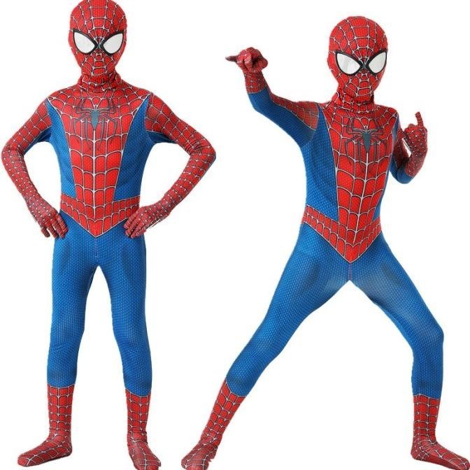 Kostum Karakter Anak Spiderman Asli Import .