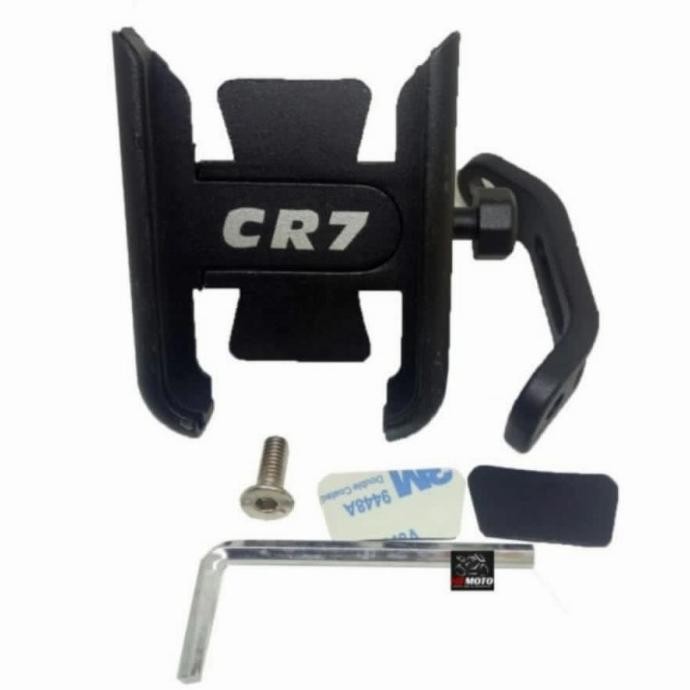 Holder Hp Full Besi Merk Asli Cr7/Tempat Hp Pasang Dispion Motor Besi