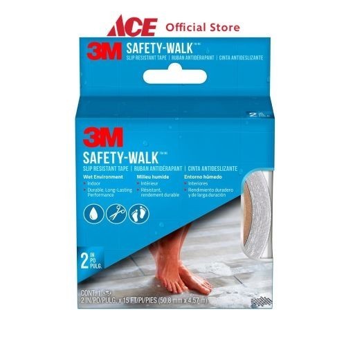 

3M 5 Cmx4.5 Mtr Safety Walk Perekat Anti Slip Kamar Mandi - Clear