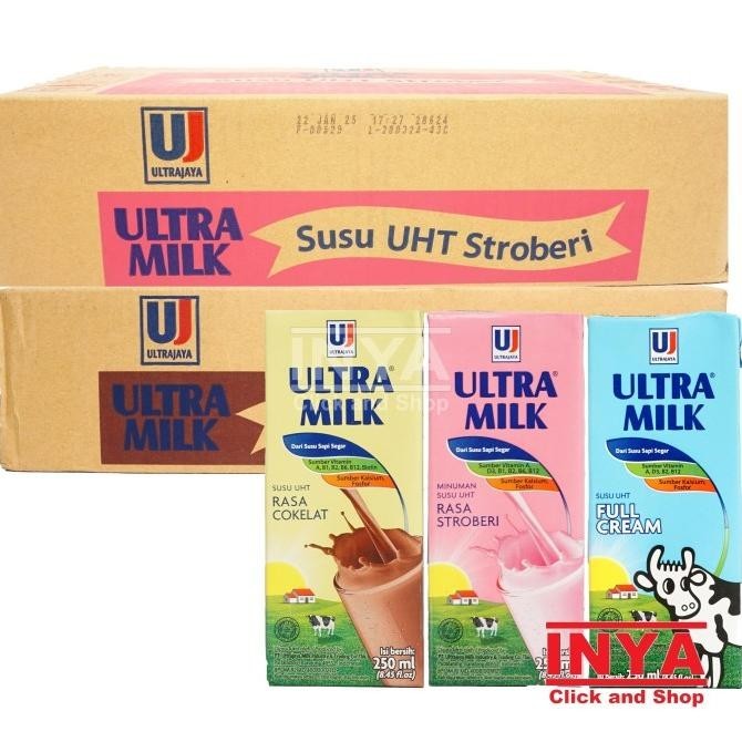 

Ultra Milk Susu UHT Variant BOX - Susu Kemasan - Milk Drink
