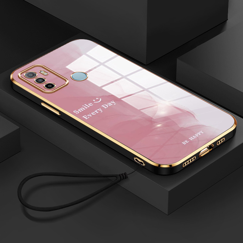 Casing Hp Untuk OPPO A53 2020 A33 2020 A53s 4G A32 A11s A54 A55 A54 5G A74 5G Case permen Warna Cesi