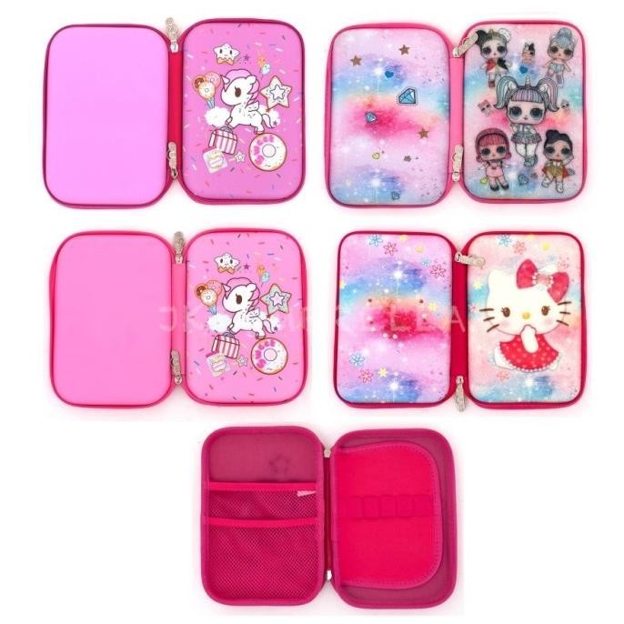 

Kotak Pensil / Tempat Pensil / Hardcase Smiggle Cewe Timbul Import