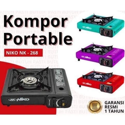 Kompor Portable Niko NK-268 / Kompor Gas / Kompor 1 tungku NK268