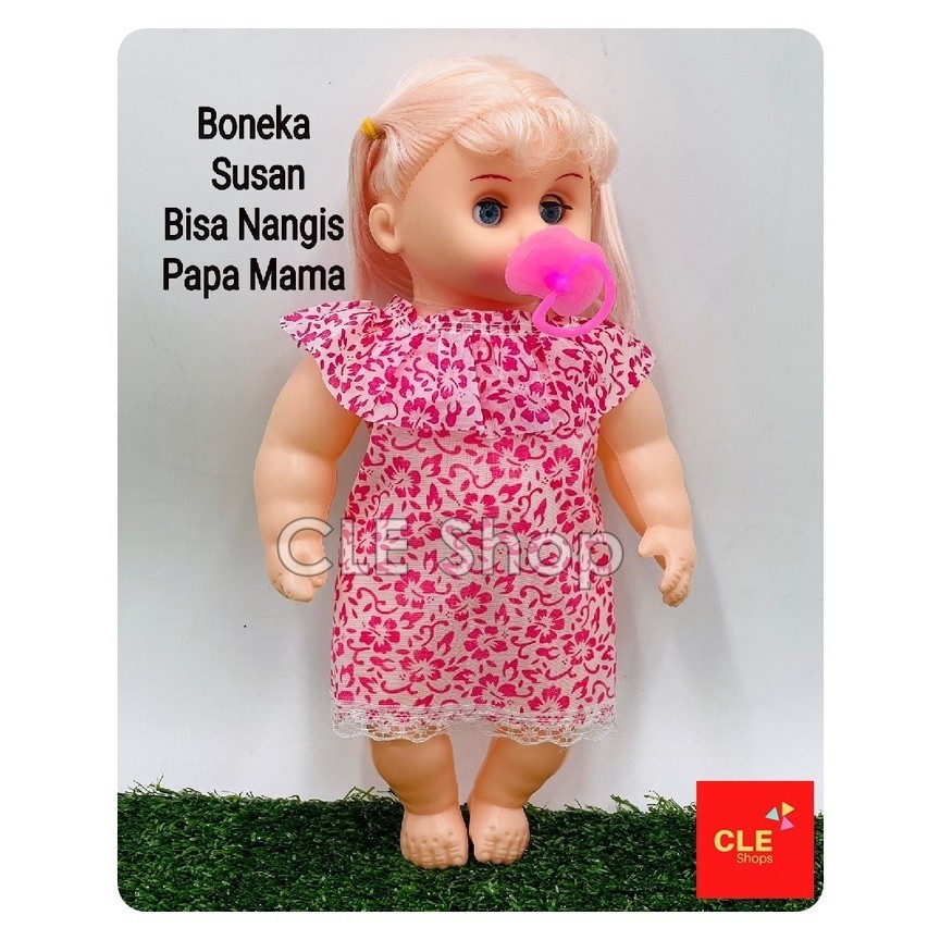 Boneka Anak // Mainan anak perempuan Boneka Bisa Nangis Papa Mama/ Mainan Anak Boneka Dot nangis