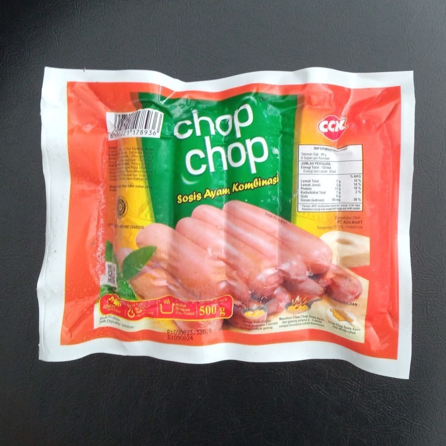 

Chop Chop Sosis Bakar Ayam isi 10 500gr