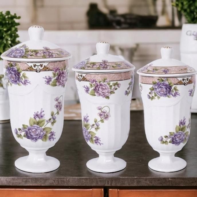 [Bayar Di Tempat] B905 Magnolia Toples Permen Kue Camilan Garcia Vicenza Garansi Kirim