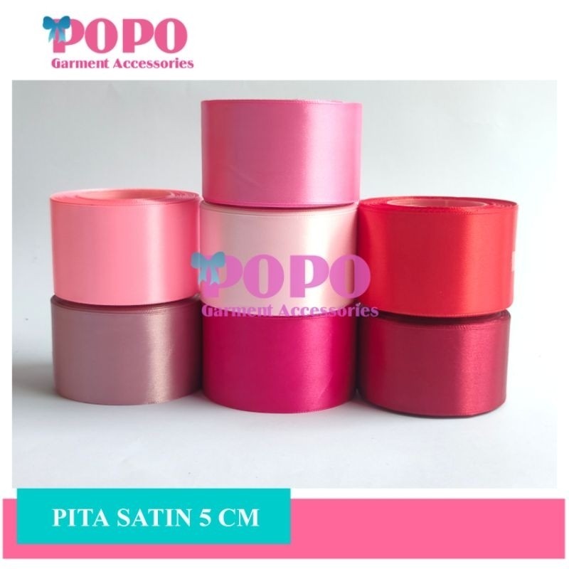 

UGq Pita Satin 2Inchi ( 5Cm ) Perroll ( 18Meter ) UK1