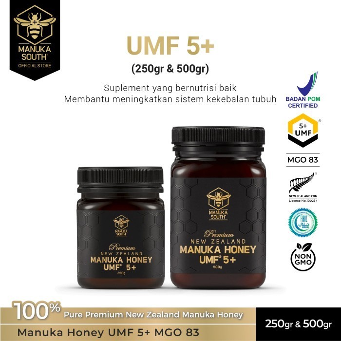 

Ready Manuka South Honey Madu Asli New Zealand - UMF 5+ / UMF 10+ / UMF 15+