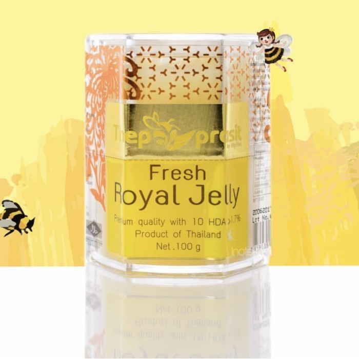 

Ready Fresh Royal Jelly 100 Gram Thepprasit Madu Thailand