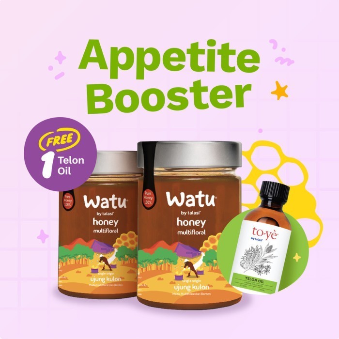 

Ready Watu Honey Kids' Appetite Booster - Madu Asli Ujung Kulon 400gr [2pcs]