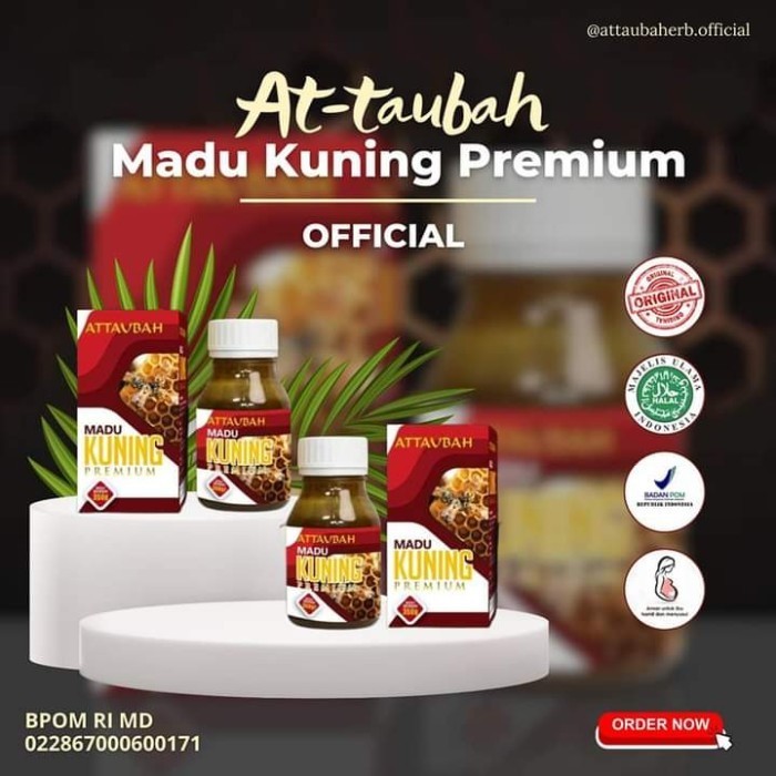 

Ready MADU KUNING PREMIUM ATTAUBAH