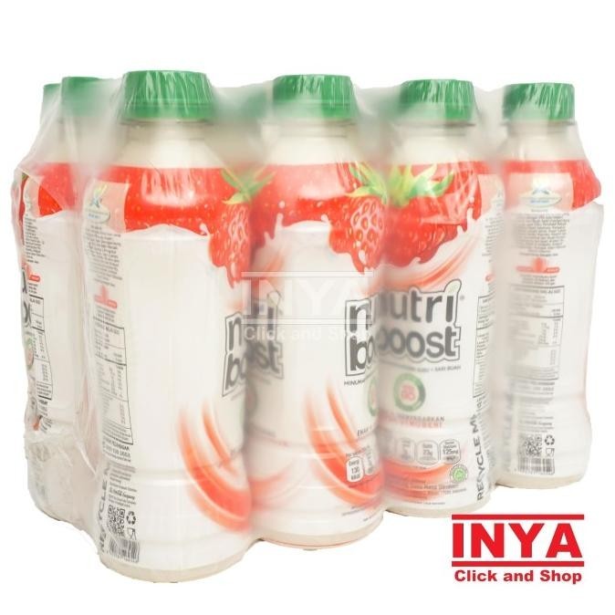 

Nutri Boost Strawberry Flavour 12x300ml - Minuman Rasa Strawberri - Soft drink