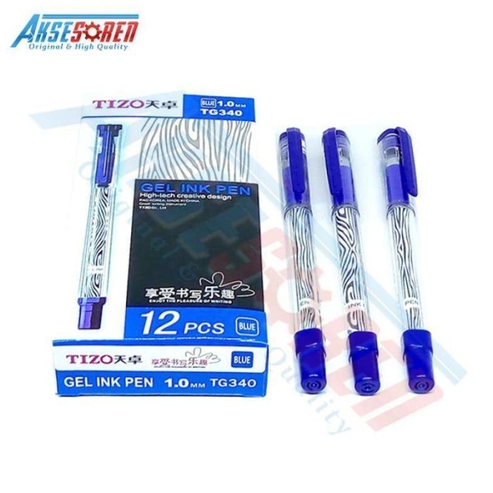 

Ready Pulpen Gel Liner Tizo 1 Pack [Tg340/1.0 Mm] / Bolpoint 1 Pak Murah /