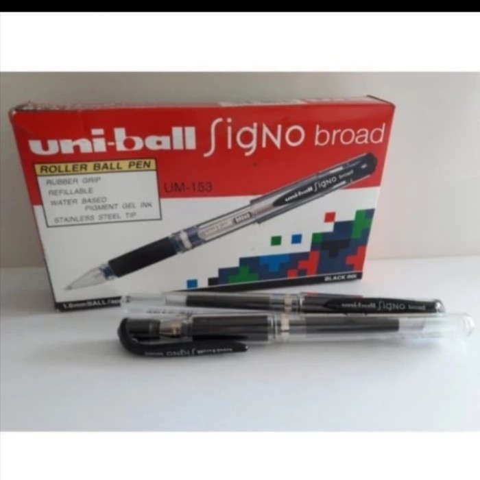 

Ready PULPEN UNIBALL SIGNO UM-153 1 LUSIN ISI 12 PCS