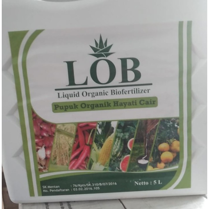 Pupuk Organik Hayati Cair Lob 5 Liter