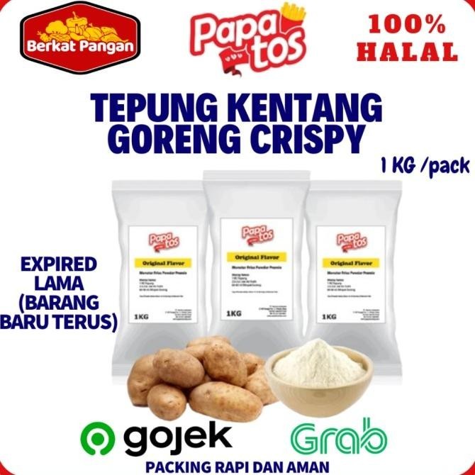 

PAPATOS Tepung Kentang untuk Long Potato / Potato Crunch 1kg BS76