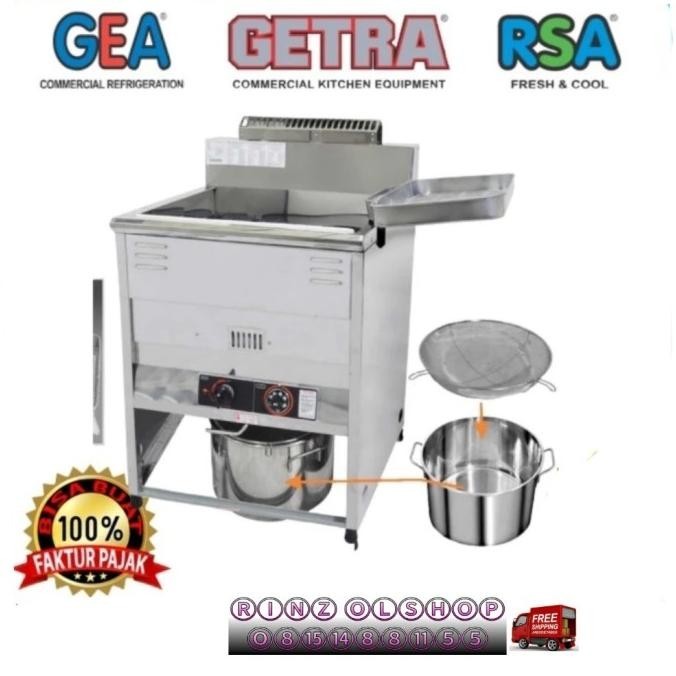 [Baru] Free Standing Fryer Gas Getra Gf-40-Mp Deep Fryer Gf40Mp Thermostat