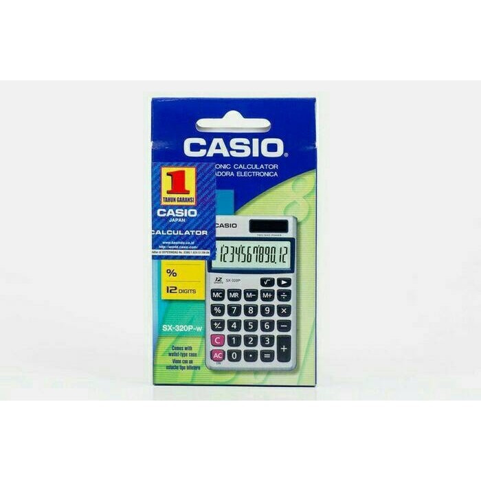 

Ready Kalkulator Saku CASIO SX-320P Original - Calculator Pocket CASIO [212]