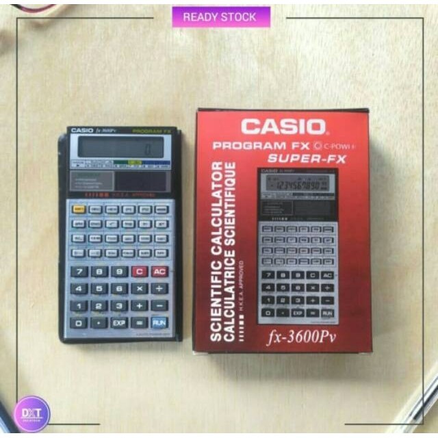 

Ready CASIO ORI READY FX3600PV GRADE KALKULATOR CALCULATOR SCENTIFIC