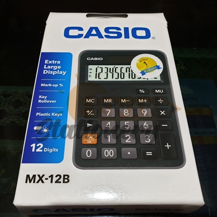 

Ready Kalkulator casio mx 12bk