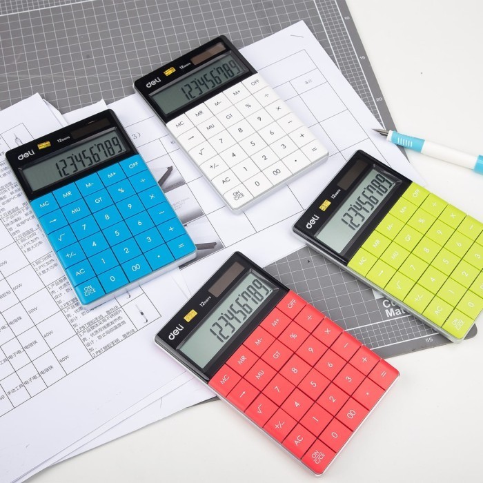 

Ready Kalkulator DELI Desktop 12 Digit - E1589