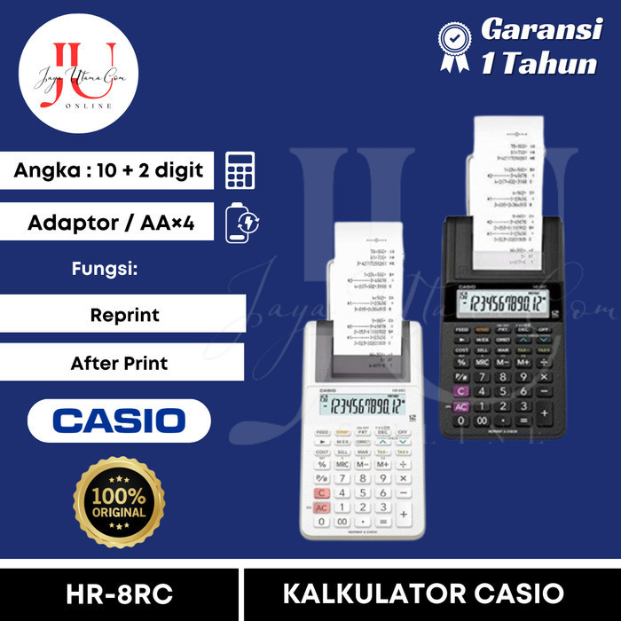 

Ready Kalkulator Casio HR 8 RC