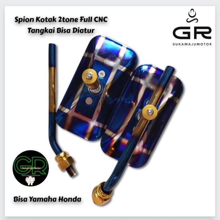 Spion Kotak Twotone Spion Variasi Twotone Universal Semua Motor Yamaha