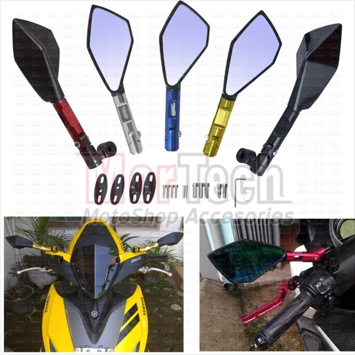 Kaca Spion Sepion Cnc Motor Variasi V2 Vario Nmax Aerox Pcx Vixion 150