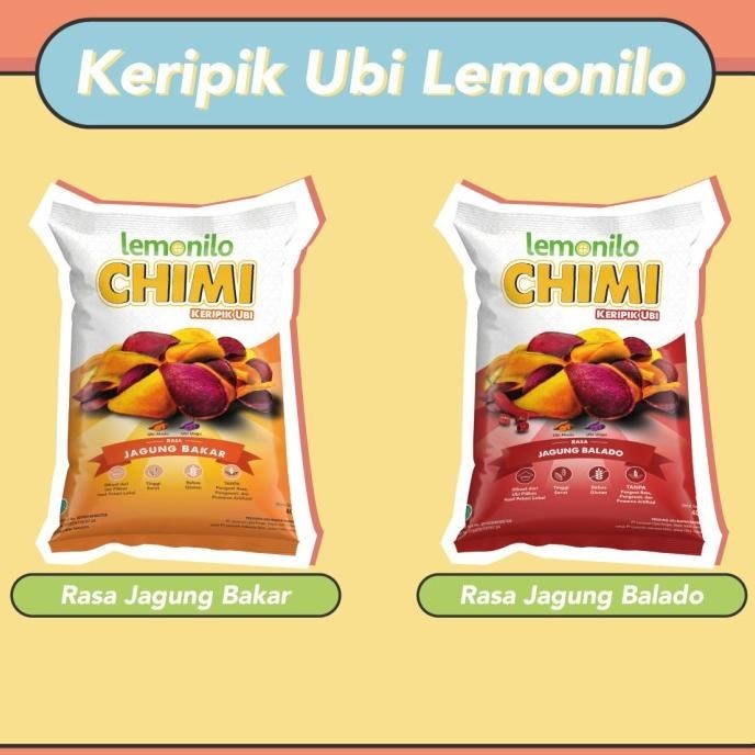 

LEMONILO CHIMI UBI KERIPIK 40GR | SNACK CEMILAN DIET SEHAT