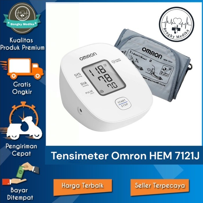 Omron Blood Pressure Monitor HEM 7121J Tensimeter Omron 7121J